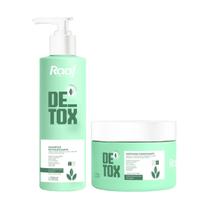 Kit Detox Premium Capilar Purificação e Hidratação Raaf Cosmetics Sh + Máscara 300ml