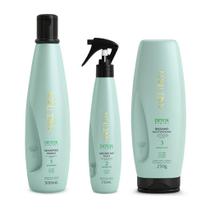 Kit Detox System Shampoo Balsamo E Loção - Aneethun