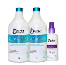 Kit Detra Escova Progressiva Sem Formo Plastic Liss