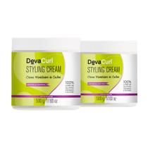 Kit Deva Curl Duo Creme Styling Cream 500g (2 produtos)