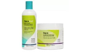 Kit Deva Curl No-Poo Decadence Shampoo 355ml + SUPERCREAM 500g