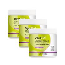 Kit Deva Curl Trio Creme Styling Cream 500g + sachê surpresa