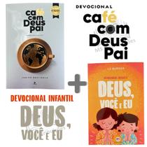 Kit Devocionais Café Com Deus Pai 2026 Junior Rostirola Marca Pagina e Livro Infantil Deus, Você e Eu Kit Devocionais Café Com Deus Pai 2026 Junior Rostirola Marca Pagina e Livro Infantil Deus, Você e Eu