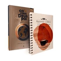Kit Devocional Café com Deus Pai 2025 + Diário de Oração Amando a Deus Café