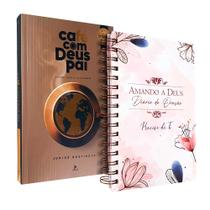 Kit Devocional Café com Deus Pai 2025 + Diário de Oração Amando a Deus Preciso de Ti