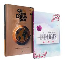 Kit Devocional Café com Deus Pai 2025 + Minhas Anotações Bíblicas Aquarela