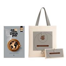 Kit Devocional Café com Deus pai 2026 Brochura + Eco Bag Café com Deus pai Oficial
