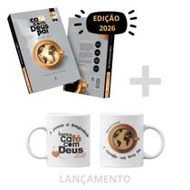 Kit Devocional Café Com Deus Pai Junior Rostirola Edição 2026 Caneca Branca Lançamento Kit Devocional Café Com Deus Pai Junior Rostirola Edição 2026 Caneca Branca Lançamento
