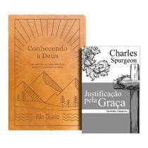 Kit Devocional Conhecendo a Deus Luxo + Justificação pela Graça Spurgeon Kit Devocional Conhecendo a Deus Luxo + Justificação pela Graça Spurgeon