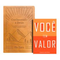 Kit Devocional Conhecendo a Deus Luxo + Você tem Valor Kit Devocional Conhecendo a Deus Luxo + Você tem Valor