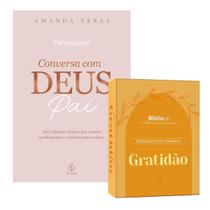 KIT Devocional Conversa com Deus Pai 365 reflexões diárias e Mensagens de Fé e Inspiração: GRATIDÃO