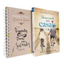 Kit Devocional para Casais + Diário de Oração Lettering