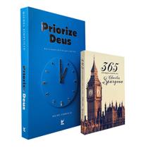 Kit Devocional Priorize Deus + 365 Mensagens Diárias Charles Spurgeon Clássica
