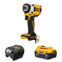 Kit DeWalt DCF922B-B3 ATOMIC 20V Chave de Impacto + Carregador DCB1102 + Bateria 4Ah DCB204-B3