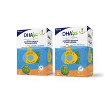 Kit DHAlga Ômega 3 Suspensão Oral Sabor Abacaxi 60ml C/2 un.