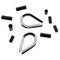 Kit Dhimble Scotty 1157 em aço inoxidável com conectores de latão Kit Dhimble Scotty 1157 em aço inoxidável com conectores de latão