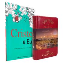 Kit Dia a Dia com Calvino Luxo + Cristo e Eu - Discipulado - Publicações Pão Diário