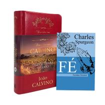 Kit Dia a Dia com Calvino Luxo + Sermão Fé Charles Spurgeon