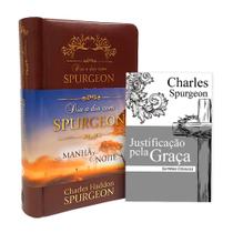 Kit Dia a Dia com Spurgeon Luxo + Sermão Justificação pela Graça Charles Spurgeon