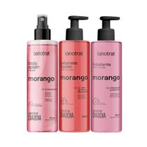 Kit Dia a Dia Morango Body 190ml + Hidra 190ml + Sabo 190ml