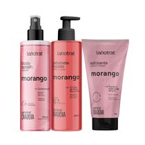 Kit Dia a Dia Morango Esfo 150ml + Body 190ml + Sabo 190ml