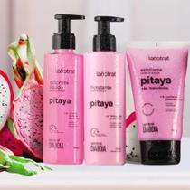 Kit Dia a Dia Rosto e Corpo Labotrat Pitaya - Esfoliante + Hidratante + Sabonete