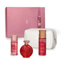 Kit dia das mães 2025 Presente Floratta Red com necesser (4 Itens) Oboticario