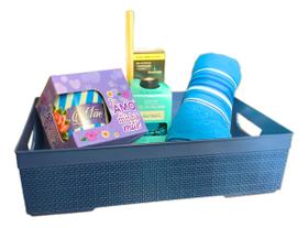 Kit Dia Das Mães Caneca Cesta Aromatizador E Toalha