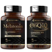(Kit Dia e Noite) Coenzima Q10 + Vit E Zinco + Melat B6 B12 120Cáps