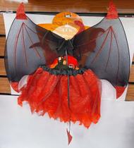 Kit Diabinha Vermelho Fantasia Cetim Festa/ Carnaval ( Tiara +Asa+ Saia+Cetro) Menina 4 ao 8 anos Kit Diabinha Vermelho Fantasia Cetim Festa/ Carnaval ( Tiara +Asa+ Saia+Cetro) Menina 4 ao 8 anos