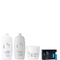 Kit Diamond Shampoo Condicionador Mascara e Ampola Alfaparf Kit Diamond Shampoo Condicionador Mascara e Ampola Alfaparf