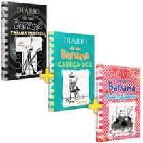Kit Diário de um Banana: Vol. 17 + Vol. 18 + Vol. 19 Jeff Kinney CAPA DURA