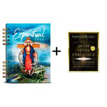 Kit, Diário Espiritual 2026 Pe. Reginaldo Manzotti Capa Terra Prometida + Quem Pensa Enriquece, o Legado, Livro de Bolso