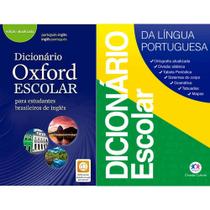 Kit: Dicionário Oxford Escolar - Para Estudantes Brasileiros De Inglês + Magic Kids Dicionário Da Língua Portuguesa - Kit de Livros