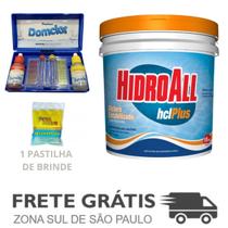 Kit Dicloro HidroAll 10 Kg + Estojo + 1 Pastilhas 200Gr