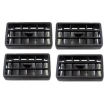 Kit Difusor Ar Painel Central Lateral F250 F350 F4000 Preto