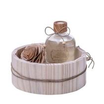 Kit Difusor Bamboo 200Ml Flor E Caixa Madeira Cxmad200F Roma