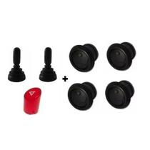 Kit Difusor De Ar Central Lateral Fiesta Lente E Pino Preta Kit Difusor De Ar Central Lateral Fiesta Lente E Pino Preta