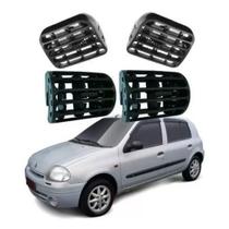 Kit Difusor De Ar Lateral E Central Renault Clio Sedan 00