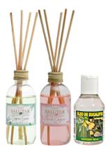 Kit Difusor de Aromas Salutar Flor de Cerejeira e Capim-Limão, 165ml, 5 varetas (2 unidades) + 1 Óleo de Eucalipto Citriodora Salutar 100ml
