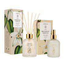 Kit Difusor de Perfume Patchouli Vanilla e Aromatizante Home Spray Perfume de Ambientes Lenvie Kit Difusor de Perfume Patchouli Vanilla e Aromatizante Home Spray Perfume de Ambientes Lenvie