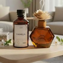 Kit Difusor de vidro com refil de 250ml daslu vanilla