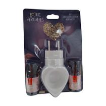 Kit Difusor Elétrico + 2 Essências Aromáticas Floral Brisa Bivolt Branco