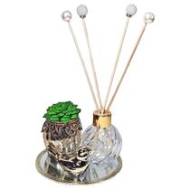 Kit Difusor Ou Sabonete Espiral 110ml Bandeja De Vidro+ Vaso Kit Difusor Ou Sabonete Espiral 110ml Bandeja De Vidro+ Vaso