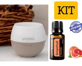 Kit Difusor Petal 2.0 + 1 óleo essencial Grapefruit 15ML Suporte antioxidante acelera o metabolismo