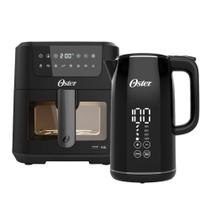 Kit Digital Oster - Fritadeira Clear E Chaleira 1,7L Black 220V