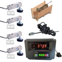 Kit Digital Para Balança de Gado 4000kg Bretes e troncos