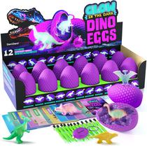 Kit Dino Eggs Dig Dan & Darci Glow in The Dark para crianças a partir de 8 anos