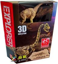 Kit Dino Escavação Fóssil Esqueleto 3D com Acessórios Brontossauro 503A - Dorémi Kit Dino Escavação Fóssil Esqueleto 3D com Acessórios Brontossauro 503A - Dorémi