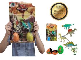 Kit Dinossauro Com Ovo Surpresa Dinossauro Tamanho G Oferta - AuShop